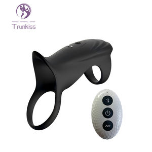 Hot-Selling Male Wearable Vib rating Cock Ring Adult Sex Produkt Effektive Spermien sperre und Verlängerung der Ejakulation szeit Penis ring - Product Image 2