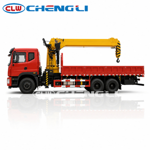 Grúa Telescópica Recta Montada en Camión Dongfeng de 12 Toneladas 6x4 para Elevación en Construcción - Product Image 2