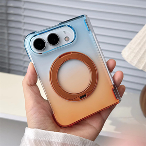 เคสโทรศัพท์แบบหมุนได้ 360 องศา พร้อมขาตั้งแม่เหล็กไล่เฉดสี สำหรับ iPhone 18 Fold ป้องกันแรงกระแทก ป้องกันได้ดีเยี่ยม ดีไซน์บางเฉียบ - Product Image 1