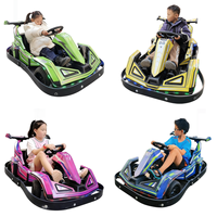 Go Kart Todoterreno con Ruedas Grandes para Niños, Vehículo Eléctrico con Batería para Padres e Hijos, Instalación de Entretenimiento con Música y Luces para Parques Infantiles