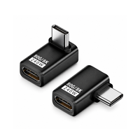 Adaptor USB-C Male ke Female 240W Baru dari Aluminium Alloy, 80G 8K USB4.0 Pengisian Cepat untuk Ponsel, Laptop, Kamera