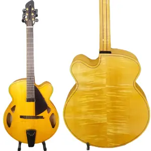 Maple jazz guitar Yunzhi brand customizable cheap guitar acoustic classic guitar