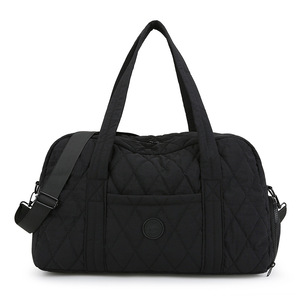 Custom Multi-color Nylon Quilted Diamond Large-capacity for Gym Shopping Portable Lightweight Travel Luggage <b>Bags</b> <b>Ladies</b> Sale - Product Image 3