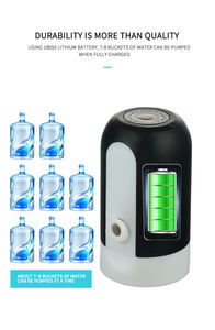 Pompe à eau automatique intelligente Offre Spéciale Distributeur d'eau de bouteille portable rechargeable par USB - Product Image 4