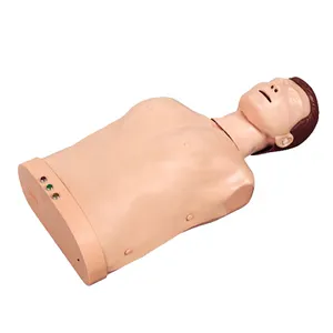 Toptan yardım modeli kukla-Tıbbi ilk yardım üzerinde simülasyon kukla yarım vücut CPR eğitim mankeni