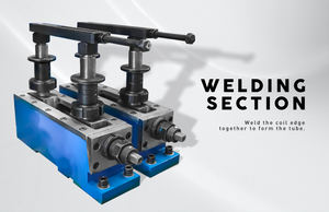 Harga pabrik mesin pembuat pipa baja karbon otomatis garis pabrik tabung <span class=keywords><strong>ERW</strong></span> frekuensi tinggi mesin las mesin Motor - Product Image 6