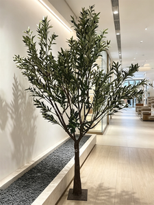 <span class=keywords><strong>Olivo</strong></span> Artificial Grande Multitronco con Protección UV y Hojas Amplias para Exteriores, Ideal para Villas, Hoteles, Patios y Decoración de Paisajes, 1 unidad MOQ, OEM Personalizado - Product Image 2