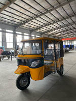 Offre Spéciale Tuk Tuk à Essence 200cc, 2 Rangs, Carrosserie Ouverte, Capote Souple, Rideau de Pluie, Caméra de Recul, Tricycle Passager, Moto Taxi