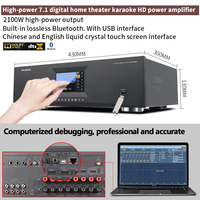 7.1 Système de haut-parleurs de cinéma maison de plafond DTS Surround Sound Cinema Set Home Background Music System
