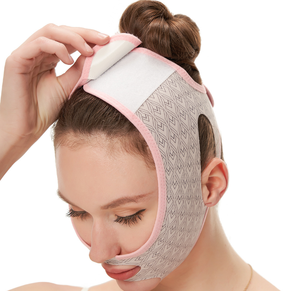 Wieder verwendbare V-Linien-Maske Gesichts-Schlankheit sgurt Doppelkinnreduzierer-Klimmzug maske Gesichtslifting-Gürtel V-förmige Schlankheit maske - Product Image 1