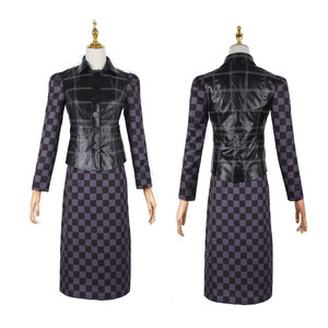 Costume de cosplay <span class=keywords><strong>Cruella</strong></span> De Vil noir et blanc, livraison directe pour Halloween - Product Image 4