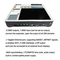 FEIYUEYUE Mini Tiger QZ Pro, equipo de DJ con Control remoto, controlador DMX Mini, consola de iluminación, controlador de pantalla táctil