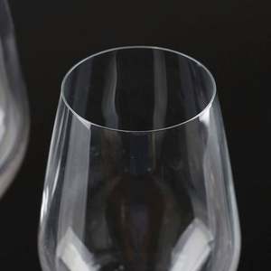 Verre à vin créatif en cristal avec poignée, résistant à la chaleur, transparent, sur pied, style classique, luxe, pour dîner et fête, en aluminium et PP - Product Image 5