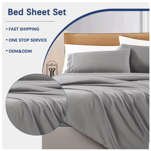 Ensemble de draps en coton à texture délicate 2025 Offre Spéciale Ensemble de literie pour hôtel à la maison - Product Image 1