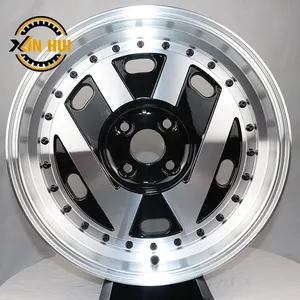 XingHui XX652 cerchi in lega Aftermarket 16 pollici cb571. 1 20mm Offset 4 fori 4x100 16x 7.0j con faccia macchina nera