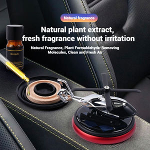 Purificador de Aire para Coche con Forma de Helicóptero Giratorio, Energía Solar, Aromaterapia Sólida, Perfume Duradero para Interiores, Fragancia para Asientos, PVC - Product Image 5