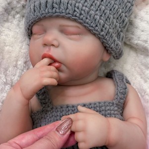 OtardDolls Reborn Doll 45Cm, jouet réaliste en vinyle pour bébé, idéal pour un cadeau - Product Image 4