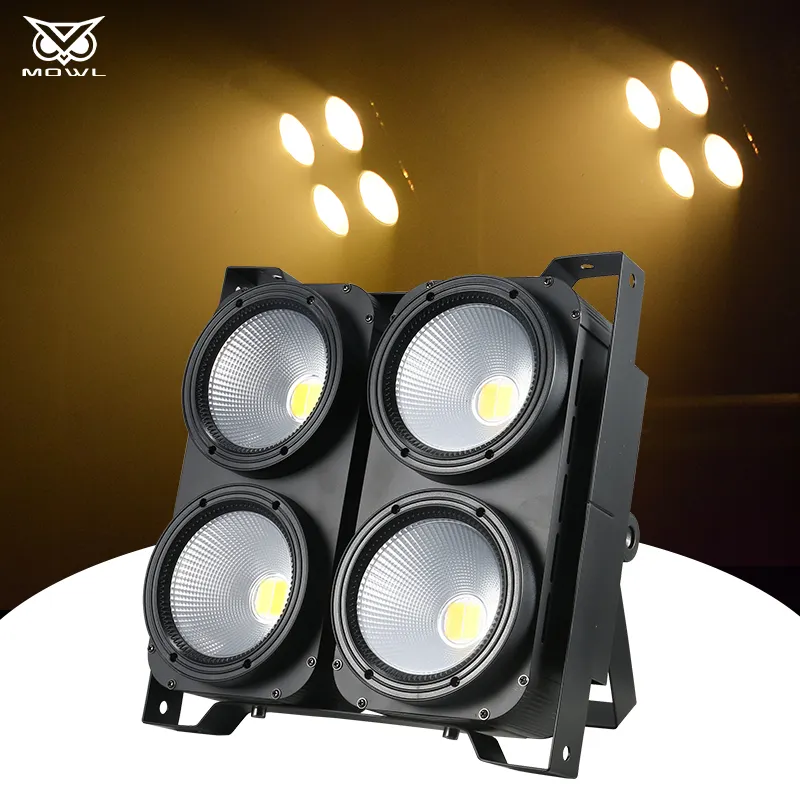 MOWL 4x100W 4 Eyes 4*100W DMX512 COBブラインダーオーディエンスLEDブラインダーパーライトシアタースタジオ用