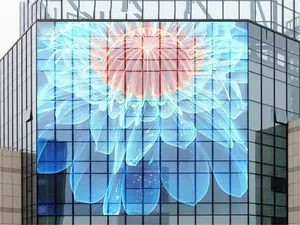 Écran de film cristallin holographique LED P3.9-7.8 |   Écran publicitaire en verre transparent ultra-fin, flexible et haute luminosité - Product Image 5