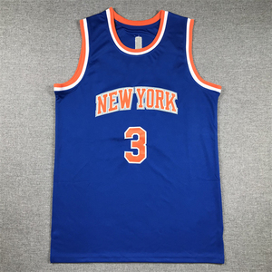 Bordado Personalizado al por Mayor, 25.ª Temporada, <span class=keywords><strong>New</strong></span> <span class=keywords><strong>York</strong></span> <span class=keywords><strong>Knicks</strong></span> City Ed # 30 # 4 # <span class=keywords><strong>Camiseta</strong></span> de <span class=keywords><strong>Baloncesto</strong></span> 7, Malla de Poliéster, Unisex, para Adultos, Estilo Cross-Border - Product Image 4