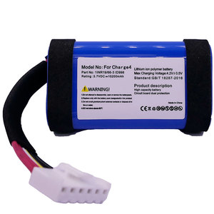 แบตเตอรี่ ID998สำหรับเปลี่ยนลำโพง3.7V 10200mAh แบตเตอรี่สำหรับ <span class=keywords><strong>JBL</strong></span> <span class=keywords><strong>Charge</strong></span> <span class=keywords><strong>4</strong></span>/4BLK 4j ลำโพงบลูทูธ4S - Product Image 1