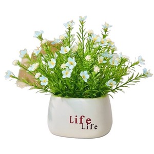 Fleurs artificielles Kch, fleurs séchées mélangées, 20 cm, style nordique réaliste, décoration de bureau, ornement pour la maison - Product Image 4