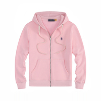 Nouveau Cardigan à Capuche Zippé pour Homme en Polaire Polyester 350 g/m² avec Micro-Étiquette Brodé – Collection Automne-Hiver 2026 LY de Haute Qualité