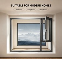 Ventanas Corredizas de Aluminio con Doble Capa de Vidrio Templado, Aislamiento Acústico y Ahorro de Energía, Diseño Moderno Personalizado, Garantía de 5+ Años, para Cocina