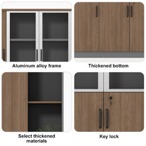 Armoire de rangement de classement archivage mobilier de bureau classeur de stockage décoratif moderne - Product Image 4