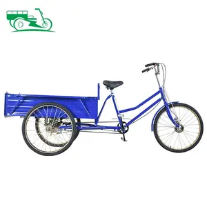 Triciclo de tres ruedas para adulto, triciclo de carga máxima de 80kg, de alta calidad, para transporte de carga automática, Rickshaw, en venta