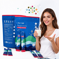 Poudre de boisson adaptogène instantanée au lait entier avec vitamine D3 pour café latte – Usage adulte, prêt à la vente, saveur personnalisée, marque privée