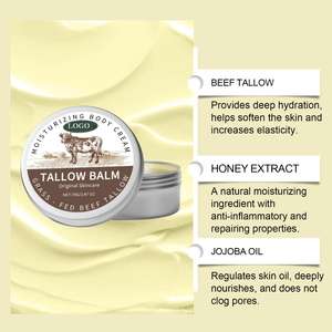 Crème hydratante apaisante au suif de bœuf, nourrit en profondeur, répare la barrière cutanée, atténue la sécheresse pour tous les types de peau, usage quotidien, 70g - Product Image 3