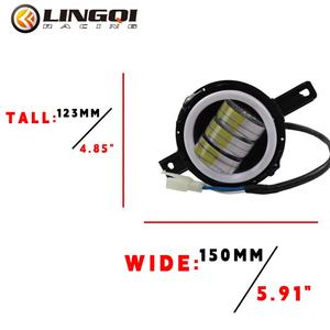 <span class=keywords><strong>Faro</strong></span> LED <span class=keywords><strong>Redondo</strong></span> de 4.5 Pulgadas para Motocicleta, Lámpara de Luz de Conducción para Scooter, Vehículo, Motocicletas - Product Image 3