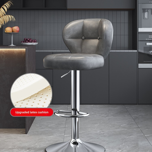 Chaises de bar américaines Tabouret de bar haut Chaises de bar à domicile Chaises de bar de style européen Chaises hautes de réception Chaises de bar à la mode - Product Image 5