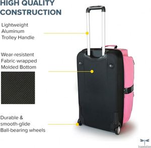 Échantillon gratuit : Sac de transport pour vêtements et costumes avec roulettes, bagage à roulettes et sac de voyage avec porte-vêtements intégré - Product Image 3