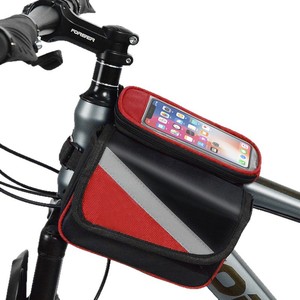 Sacoche de cadre avant de vélo étanche pour téléphone portable, accessoire de cyclisme pour tube supérieur - Product Image 1