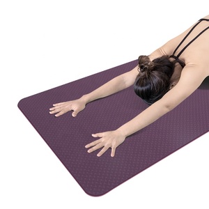 SANFAN Tapete Deportivo Personalizado de Alta Densidad de 2 Capas, Tapete de Yoga de 6 mm Antideslizante, Antidesgarros, Inodoro, Tapete de Gimnasio de TPE para Ejercicio - Product Image 5