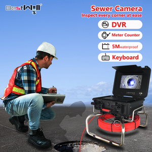 Caméra d'inspection de canalisation portable, industrielle, durable, étanche, auto-nivelante, 7 mm, 15 m, 512 Hz avec localisateur - Product Image 2