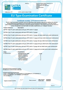Guantes de trabajo de seguridad con logotipo personalizado, resistentes a cortes abrasivos, nivel 5, recubiertos de PU, guantes de PPE para construcción de hormigón - Product Image 6