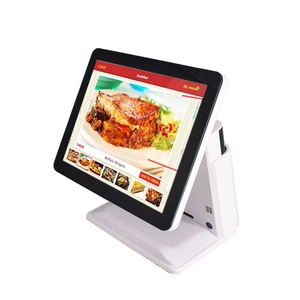 Woso TS-1501 15인치 터치스크린 무선 WIFI POS 올인원 시스템 인텔 코어 I3 4GB RAM 128GB 저장공간 윈도우 7 - Product Image 2