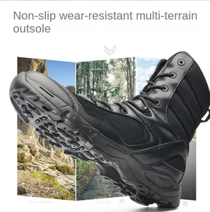 Botas TSB08 Ligeras de PU con Cierre, Zapatos Tácticos para Senderismo al Aire Libre - Product Image 5