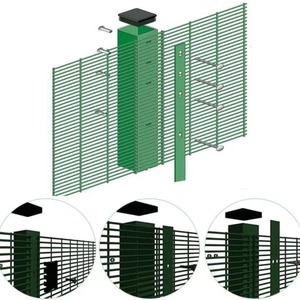 358 Clearvu, accesorios para valla de seguridad antiescalada, marco de PVC, tapas de poste, prisión de aeropuerto, ferrocarril, uso agrícola, modelo 3D, puertas de entrada - Product Image 4