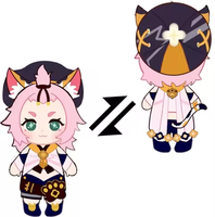 Poupée en tissu de coton personnalisée avec design anime brodé, fonction doudou et accessoires amovibles