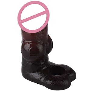 SXXY Lifelike Realistic Male Penis Enlargement Device Knot With Anti-drop Silicone Cock Cover Extender Sex Toy for Couples - Product Image 4