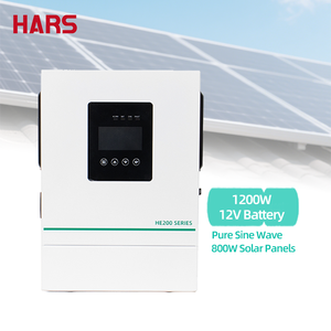 จีน 1200w ราคาถูก ระบบพลังงานแสงอาทิตย์แบบออฟกริด 800w PV Input แบตเตอรี่ 12V สำหรับใช้ในบ้าน - Product Image 1
