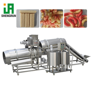 Ligne de production de snacks soufflés au maïs, extrudeuse bivis, équipement de traitement pour snacks soufflés en bâtonnets et tubes de maïs - Product Image 3