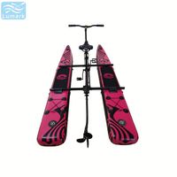 Ponton flottant long pour une personne avec cadre en aluminium et tapis flottant avant, résistant à l'usure, pour hôtel, portable, de Chine, Lumark