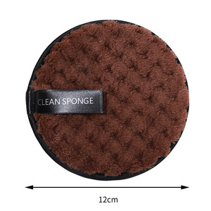 Éponges rondes démaquillantes hypoallergéniques, douces et apaisantes, pour le nettoyage du visage et du vernis à ongles - Product Image 4