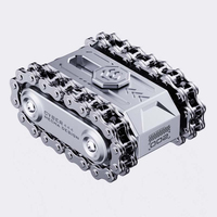 Jouet anti-stress rotatif en alliage, type tank, tactique, magnétique, EDC, spinner |   Cadeau militaire cool pour enfants EDC