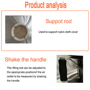 BNFLY-1B air Captura De Fluxo Capuz Instrumento Veterinário Medidor De Volume De Ar Balômetro Capô - Product Image 5